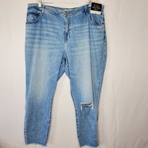 Abercrombie & Fitch Curve Love Hi-Rise Jeans 37/24L Ankle Skinny NEW